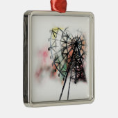 Riesenrad Silbernes Ornament (Rechts)