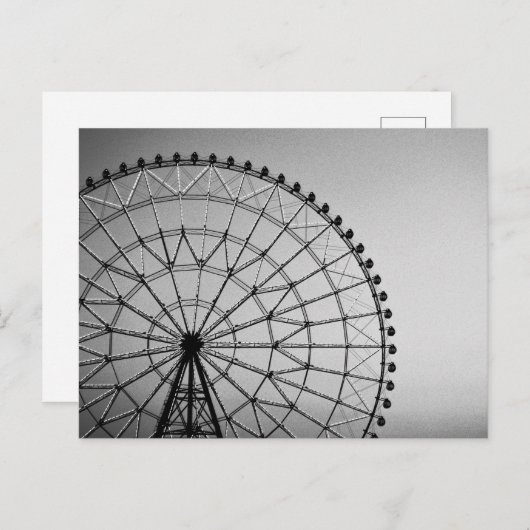 Riesenrad: Tokio Postkarte (Vorne/Hinten)