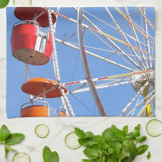 Riesenrad-Tuch Geschirrtuch (Gefaltet)