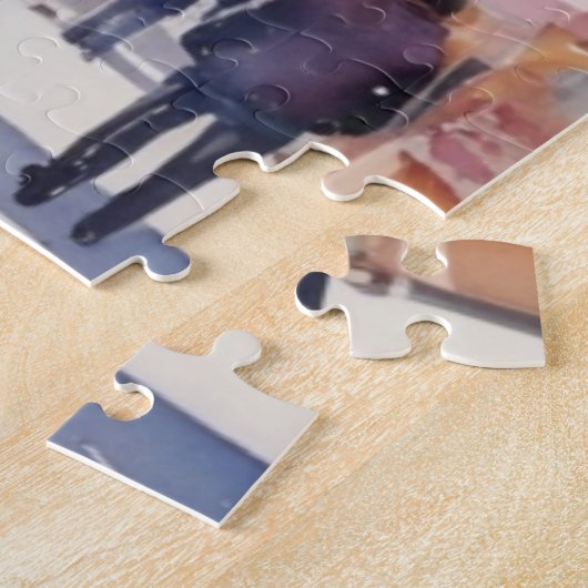 Riesenrad Wasserfarbe Puzzle (Seite)