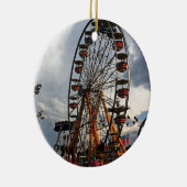 Riesenrad-Weihnachtsverzierung Keramik Ornament (Rechts)