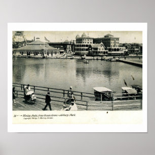Riesenrad, Wesley Lake, Asbury Park, NJ Vintage Poster