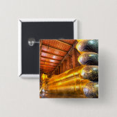 Riesenreklamation Buddha im Tempel, Wat Pho, Button (Vorne & Hinten)