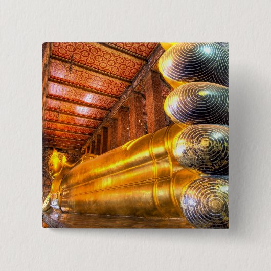 Riesenreklamation Buddha im Tempel, Wat Pho, Button (Vorderseite)