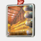 Riesenreklamation Buddha im Tempel, Wat Pho, Silbernes Ornament (Links)