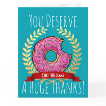 Riesenrosa Donut Koch | Cook Vielen Dank