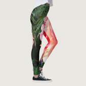 Riesenrosa Rosa nah-up Foto niedlich cooler Spaß k Leggings (Rechts)