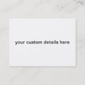 Riesenrot-Meer-Urchin - Visitenkarte (Rückseite)