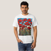 Riesenroter Poppies 2 T-Shirt (Vorne ganz)
