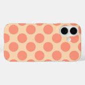 Riesenrücken-Punkte - Sherbet-Orange Case-Mate iPhone Hülle (Rückseite (Horizontal))