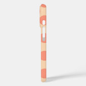 Riesenrücken-Punkte - Sherbet-Orange Case-Mate iPhone Hülle (Rückseite / Links)