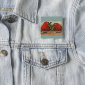 Riesens Erdbeeren Antiquität Früchte Spaß Button (Beispiel)