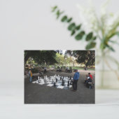 Riesenschachspiel im Hyde Park, Sydney Postcard Postkarte (Stehend Vorderseite)