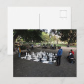 Riesenschachspiel im Hyde Park, Sydney Postcard Postkarte (Vorne/Hinten)