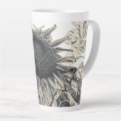 Riesenschirme Vintage Antique Sepia Kunst Milchtasse (Rechte Ecke)