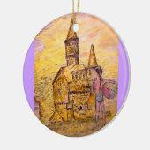 Riesenschloss Keramikornament (Links)