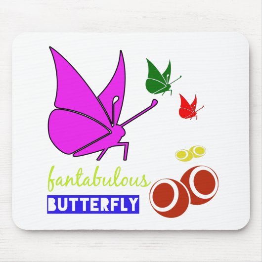 Riesenschmetterling Mousepad (Vorne)