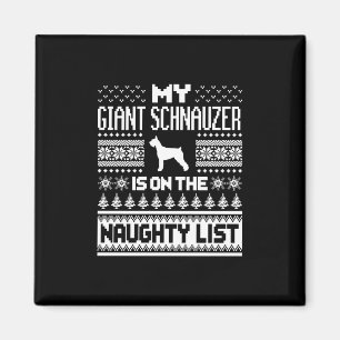 Riesenschnauzer auf unanständigen Listen Hund häss Magnet