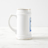Riesenschnauzer-Bier Stein Bierglas (Links)