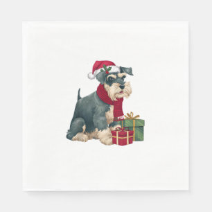 Riesenschnauzer Dog Weihnachtsartikel Weihnachtsma Serviette