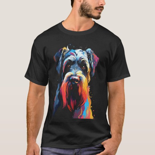 Riesenschnauzer-Fan T-Shirt (Vorderseite)
