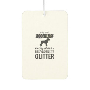 Riesenschnauzer Glitter Lustiges Hundeliebhaber-De Autolufterfrischer