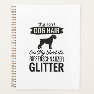 Riesenschnauzer Glitter Lustiges Hundeliebhaber-De Planer