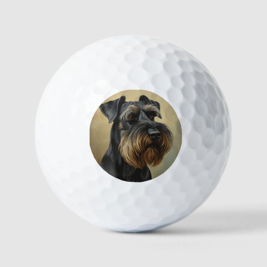Riesenschnauzer Golfball (Vorderseite)