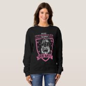 Riesenschnauzer-Mama Sweatshirt (Vorne ganz)