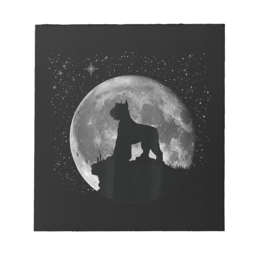 Riesenschnauzer Männer Kindergeschenk Copy Notizblock (Vorderseite)