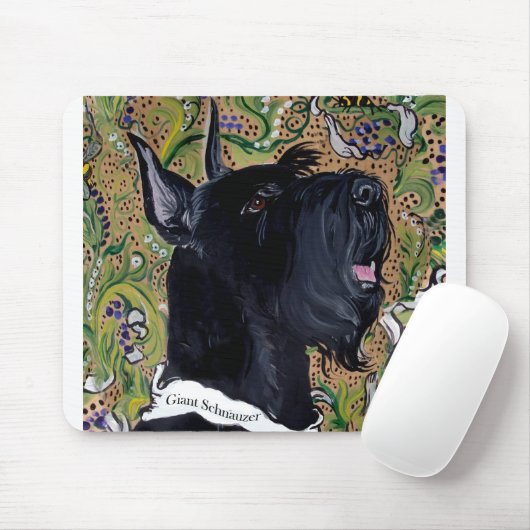 Riesenschnauzer Mousepad (Mit Mouse)