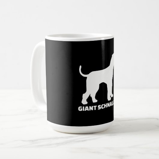 Riesenschnauzer-Prämie Kaffeetasse (Vorderseite Links)