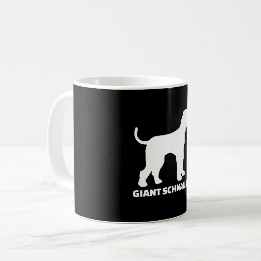Riesenschnauzer-Prämie Kaffeetasse (Vorderseite Links)