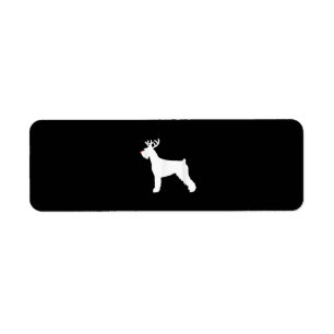 Riesenschnauzer-Rentierhund