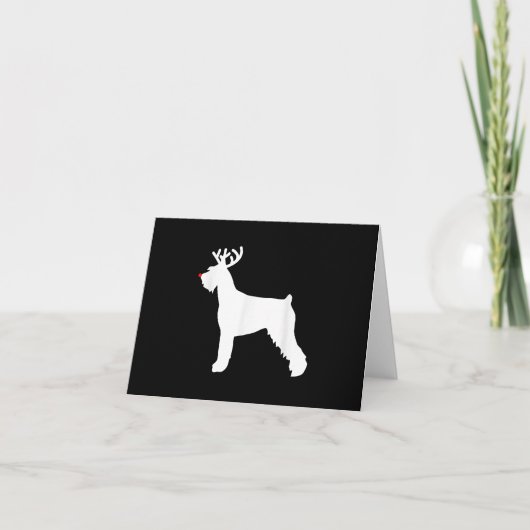 Riesenschnauzer-Rentierhund (Vorderseite)