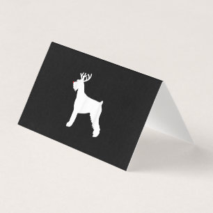 Riesenschnauzer-Rentierhund