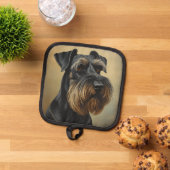 Riesenschnauzer Topflappen (Oben Unten)