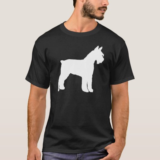 Riesenschnauzer (weiß) T-Shirt (Vorderseite)
