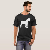 Riesenschnauzer (weiß) T-Shirt (Vorne ganz)