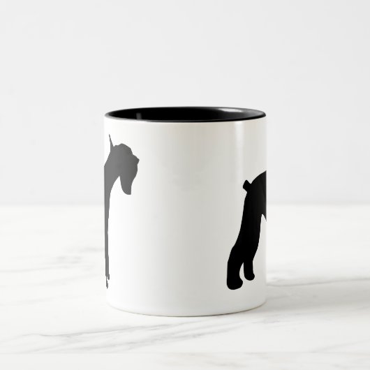 Riesenschnauzer Zweifarbige Tasse (Mittel)