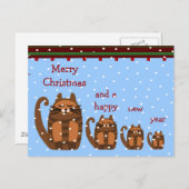 Riesenschnee Feiertagspostkarte (Vorne/Hinten)