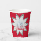 Riesenschneeflocken PAPER CUPS Pappbecher (Vorderseite)