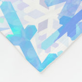 Riesenschneeflocken-Papier Mittelgeschenktasche Fleecedecke (Ecke)