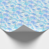 Riesenschneeflockenpapier Geschenkpapier (Ecke)