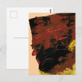 Riesenschokolade Bar Acrylic Painting Postcard Postkarte (Vorne/Hinten)