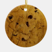 Riesenschokolade Chip Cookie Keramik Ornament (Vorne)