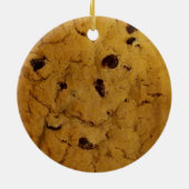 Riesenschokolade Chip Cookie Keramik Ornament (Hinten)