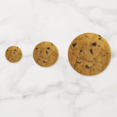 Riesenschokolade Chip Cookie Konfetti (Rückseiten)