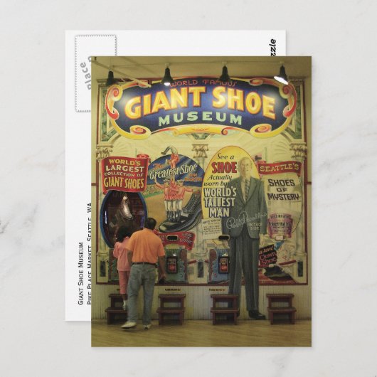 Riesenschuhmuseum Postkarte (Vorne/Hinten)