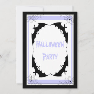 Riesenschwarz-Fledermäuse und Halloween-Party Einladung